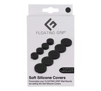 Floating Grip – Housses pour supports muraux en silicone souple – Noir