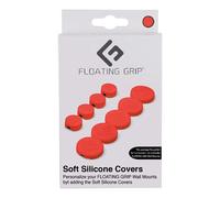 Soft Silicon Covers by FLOATING GRIP to cover FLOATING GRIP Wall Mounts - Red (Electronic Games)
