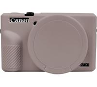 Soft Silicone Camera Protective Case Cover for Canon G7 X Mark III,G7X3 with Removable Lens Cover for Canon Powershot G7X Mark III DSLR Camera Grey