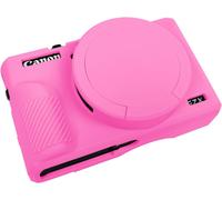 Soft Silicone Camera Protective Case for Canon G7 X Mark III,G7X3 with Removable Lens Cover for Canon Powershot G7X Mark III DSLR Camera (Pink)