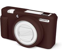 Soft Silicone Protective Case for Sony ZV1F/ZV-1M2/ZV-1 Mark II Vlog Camera-Light Brown