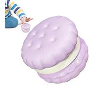 Soft Silicone Squeeze Toy - Realistic Cookie Fidget, Cute Stress Relief Toy with Durable Elastic Feel, Funny Sensory Toys for Kids Adults for Classroom Travel Leisure