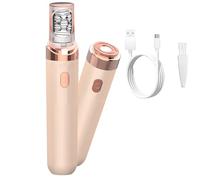Soft Skin Facial Hair Remover, Women Facial Epilator for Soft Fine Hair, Washable Rechargeable Portable Women Face Hair Removal Device 2-in1 for Face & Body (pink)