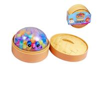 Soft Squeeze Buns, Cute Dumpling Stress Balls, 3-inch Silicone Sensory Toy with Steamer Base, Emotion Release Tool, Tactile Fidget with Realistic Style, Desk Toys for Teens Adults