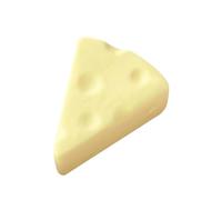 Soft Squeeze Toy, Cute Cheese Game, 3x2 inches Fidget Stress Toy with Smooth Build, Sensory Food Play with Gentle Texture, Finger Puzzle Fun Design, Relaxing for Adults Kids Classroom