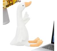 Soft Stuffed Animal, Hugging Goose Pillow, Nursery Decor with Plush Feel