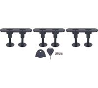 Soft Surfboard Fin Set Compact Équilibre stable résistant aux chocs PVC écologique pour le surf