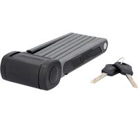Soft Touch Antivol Pliable Pour Vélo Avec 2 Clés Noir 85 Cm