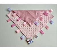 Soft Touch Couette Couverture avec taggies. Taggie Duvet / Confort couverture Génial Cadeau - Rose Taggie couverture