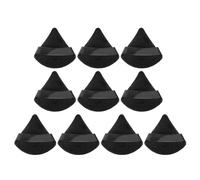 Soft Triangle Puff - Makeup Tool for Women | Cotton Material with Fan Shape Design, Rounded Edge Style, Loose Powder Application, Compact Space Saving Use, Smooth Face Finish,