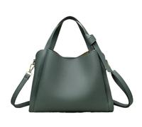 Soft Women's PU Bucket Bag European-American Vintage Small Capacity Handheld & Crossbody Bag, Versatile for Daily(Green)