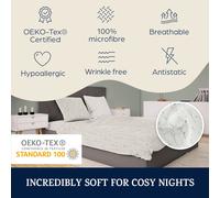 Soft Wonder Edition Parure de lit 155 x 200 cm microfibre