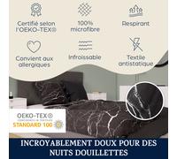 Soft Wonder Edition Parure de lit 155 x 200 cm microfibre