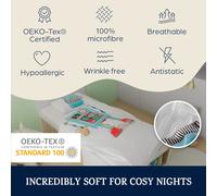 Soft Wonder Kids-Edition Parure de lit 100 x 135 cm 40 x 60 cm microfibre respirante