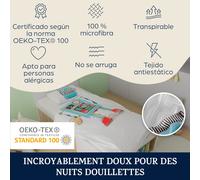 Soft Wonder Kids-Edition Parure de lit 135 x 200 cm 80 x 80 cm microfibre respirante