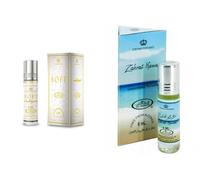 Soft & Zahrat Hawaii Concentrated Perfume Oil Pack of 2 | Long-Lasting Alcohol-Free Attar for Men & Women | 6ml Each Roll-On