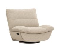 Softa Fauteuil Relaxant, Fauteuil à Bascule Manuel avec Repose-Jambes réglable, Poches latérales, Assise et Dossier rembourrés, canapé inclinable Confortable pour Le Salon, Beige