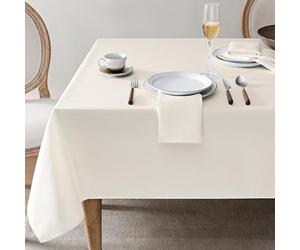 Softalker Nappe Beige Rectangulaire 100x140 cm-Idéale pour Un dîner Intime en Automne ou Noël.Imperméable,Lavable,Parfaite pour créer Une Ambiance chaleureuse en intérieur et extérieur.