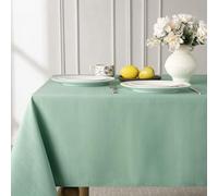 Softalker Nappe Rectangulaire 140x240 cm Menthe Anti Tache Lavable Nappes Impermeable Durable Nappe de Table,pour Anniversaire, Mariage, Banquet, Restaurant, Fête, Fête prénatale