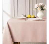 Softalker Nappe rectangulaire en jacquard - Couvertures de table à motifs damassés géométriques imperméables, résistantes aux taches, lavables en polyester pour intérieur et extérieur (152 x 305 cm