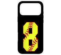 Softball #8 Fast Pitch Love Softball : Maman, joueuse préférée et Fan Coque pour iPhone 17 Pro Max