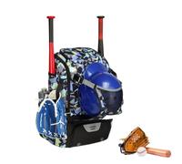 Softball Bag - Large Adjustable Shoulder Straps Backpack with Fence Hook