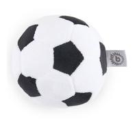 BIECO Ballon de Foot Souple avec hochet | Ø 10 cm | Balle en Tissu bébé avec hochet | Balle en Peluche Douce | Petit Ballon de préhension | pour bébé