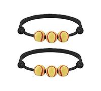 Softball Bracelet Party Yellow Softball Beads Friendship Bracelet Beaded Bracelet Softball Gifts Girls Watch
