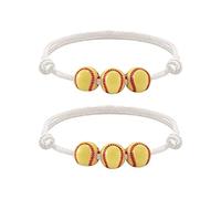 Softball Bracelet Party Yellow Softball Beads Friendship Bracelet Beaded Bracelet Softball Gifts Girls Watch