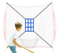 Softball De Baseball Frappant Le Réseau De Lancement - Entraînement Portable Pour Les Essais De Battue, Capture Et Fielding | Jeunes Joueurs Adultes robustes, Entraînement De Cour, École Ou S