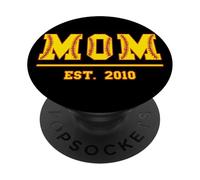 Softball Maman 2010 Anniversaire Mère Fête Mères Vintage PopSockets PopGrip Adhésif