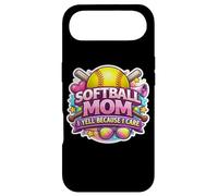 Softball Mom I Yell Because I Care Funny Mother Mum Blague Coque pour iPhone Air