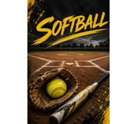 Softball Notebook: Notebook for journaling, practice plans, and game day memories.