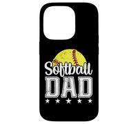Softball Papa Sports Dad Life Retro Fête des Pères Coque pour iPhone 14 Pro
