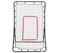 Softball Rebounder 88 x 79 x 137 cm Acier | Filet en polyéthylène, bande de cible, portable, pour entraînement de baseball, football, volley-ball