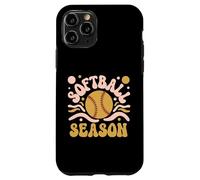 Softball Saison Rétro Vintage Sports Softball Mom Coque pour iPhone 11 Pro