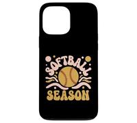 Softball Saison Rétro Vintage Sports Softball Mom Coque pour iPhone 13 Pro Max