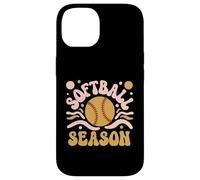 Softball Saison Rétro Vintage Sports Softball Mom Coque pour iPhone 14