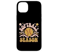 Softball Saison Rétro Vintage Sports Softball Mom Coque pour iPhone 14 Plus