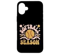 Softball Saison Rétro Vintage Sports Softball Mom Coque pour iPhone 16 Plus