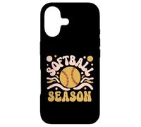 Softball Saison Rétro Vintage Sports Softball Mom Coque pour iPhone 17