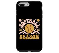 Softball Saison Rétro Vintage Sports Softball Mom Coque pour iPhone 7 Plus/8 Plus