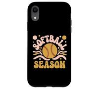 Softball Saison Rétro Vintage Sports Softball Mom Coque pour iPhone XR