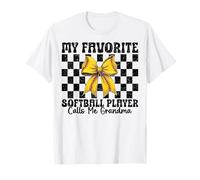 Softball Sister Girl Ma joueuse préférée m'appelle sœur T-Shirt