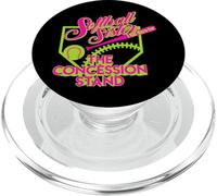Softball Sister I am Here for Concession Stand PopSockets PopGrip pour MagSafe