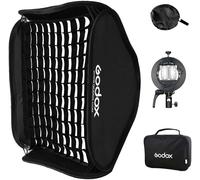 Softbox 80 X 80Cm Pliable Grille Boîte À Lumière Avec Grille + S2-Type Support Bowens Support Pour Studio Flash Photographie Flash[GOP6255805]