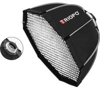 Softbox, forme octogonale, 65 cm de diamètre, appareils esclaves intégrés, construction en nylon et aluminium