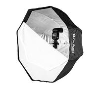 Softbox octogonale parapluie avec grille - Godox - 95 cm - Diffuseur externe - Housse de transport - Montage rapide