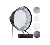- Softbox Parabolique Boîte Lumière Dégagement Pliage Rapide Portable 880 mm