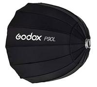 Softbox Parabolique - GODOX - P90L - Diamètre 90 cm - Réflecteur en Fibre de Verre - Léger et Portable